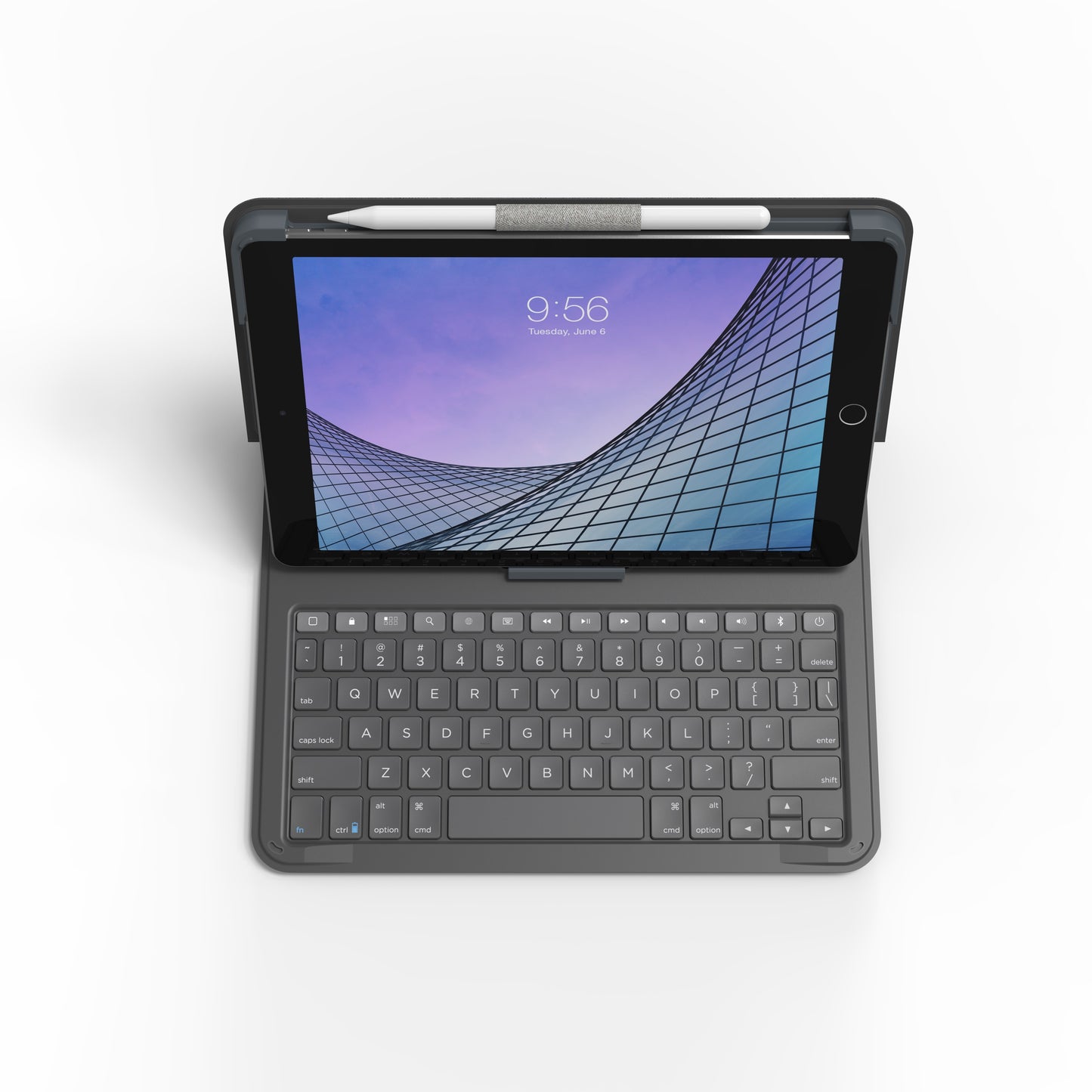 Zagg Messenger Folio 2 Bluetooth Keyboard Case For Apple Ipad 10.2/Pro/Air 10.5 Serie Azerty Black
