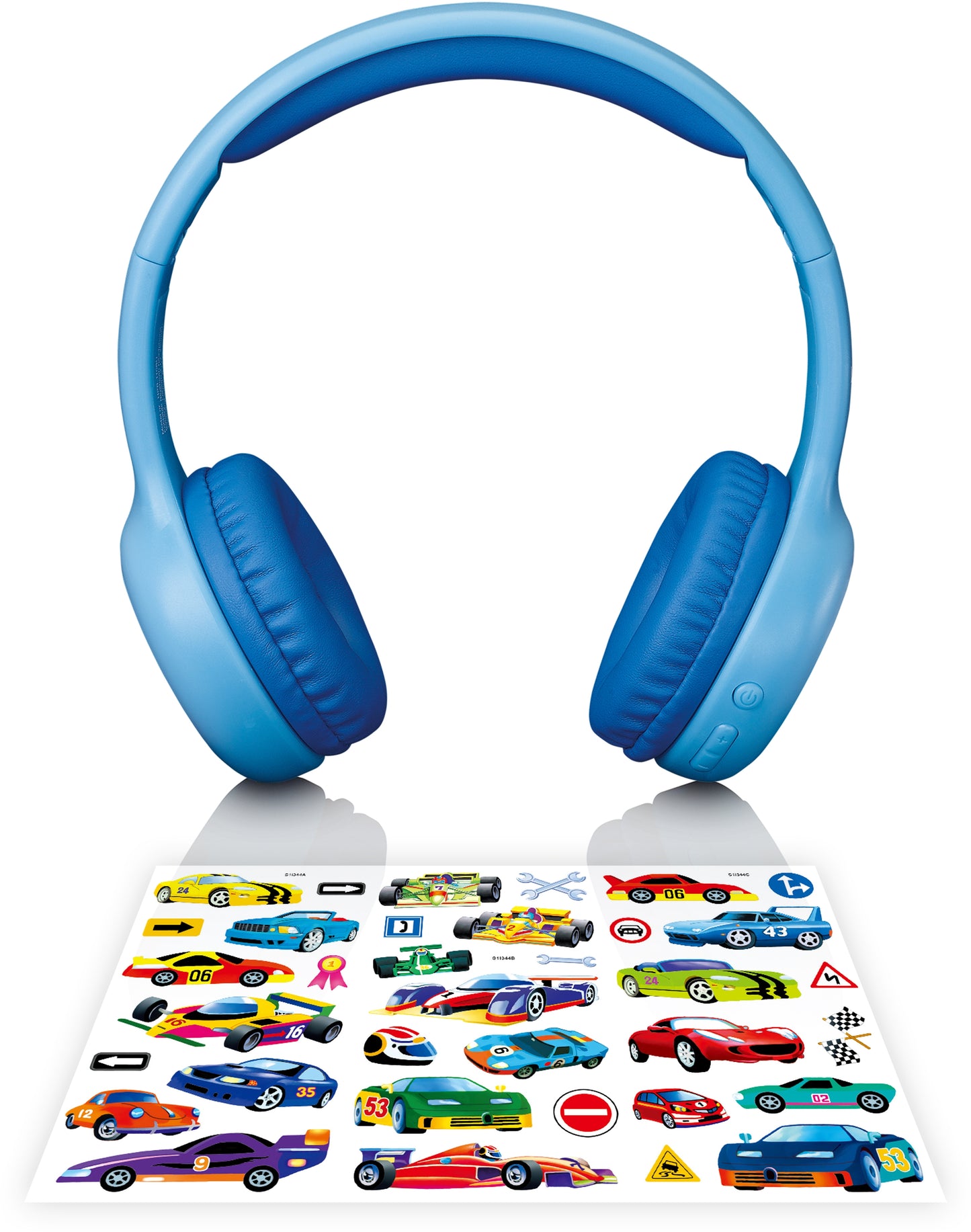 Lenco Hpb-110Bu Lenco On-Ear Stereo Bluetooth Headset For Kids Blue