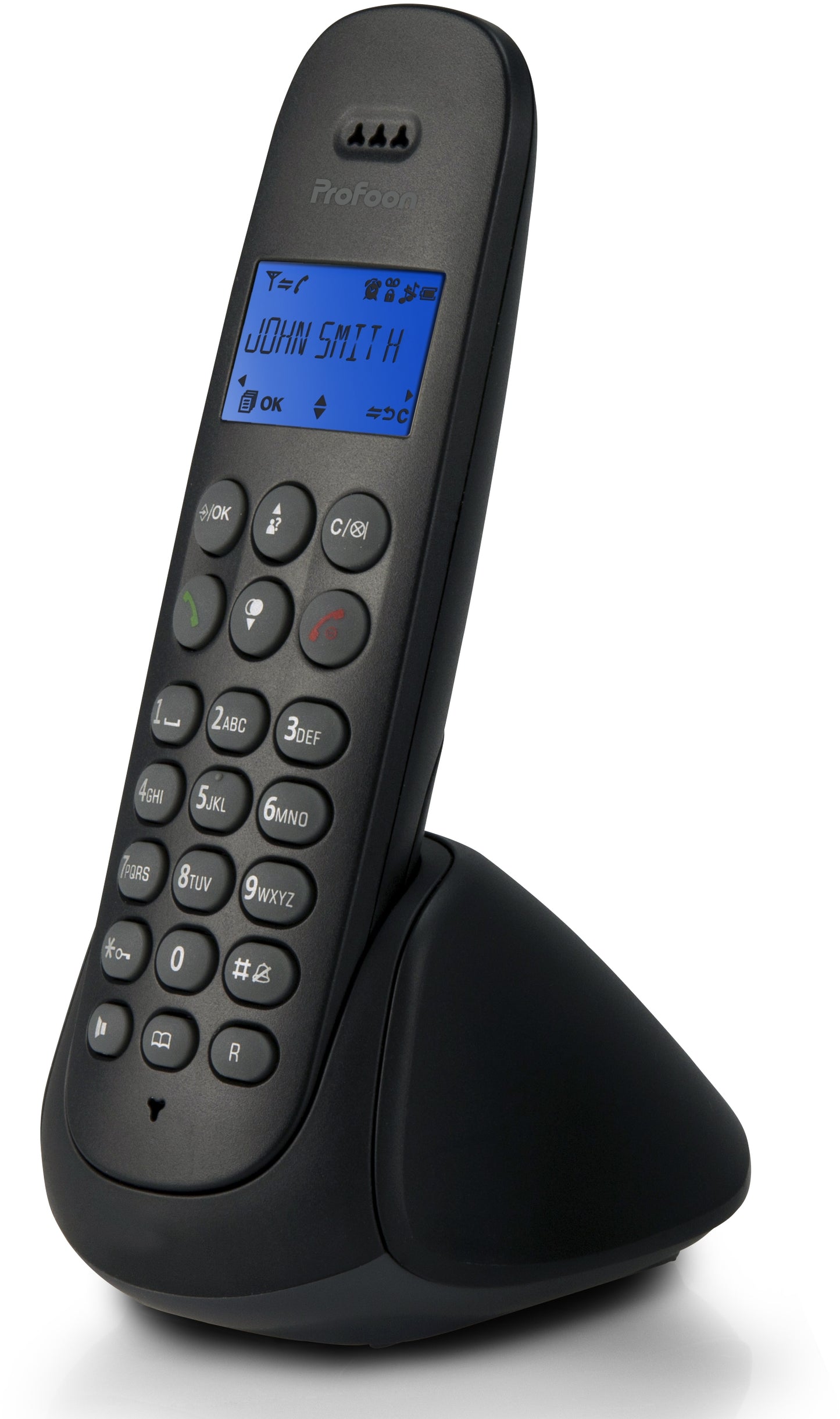 Profoon Pdx-300 Profoon Dect Telefoon Black