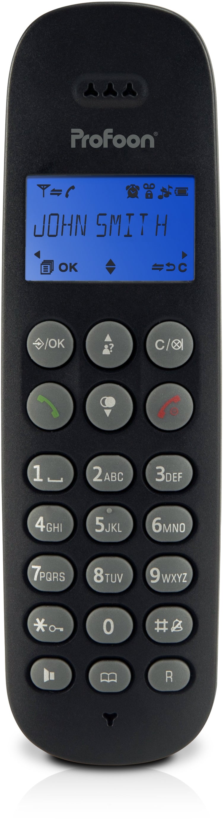 Profoon Pdx-300 Profoon Dect Telefoon Black