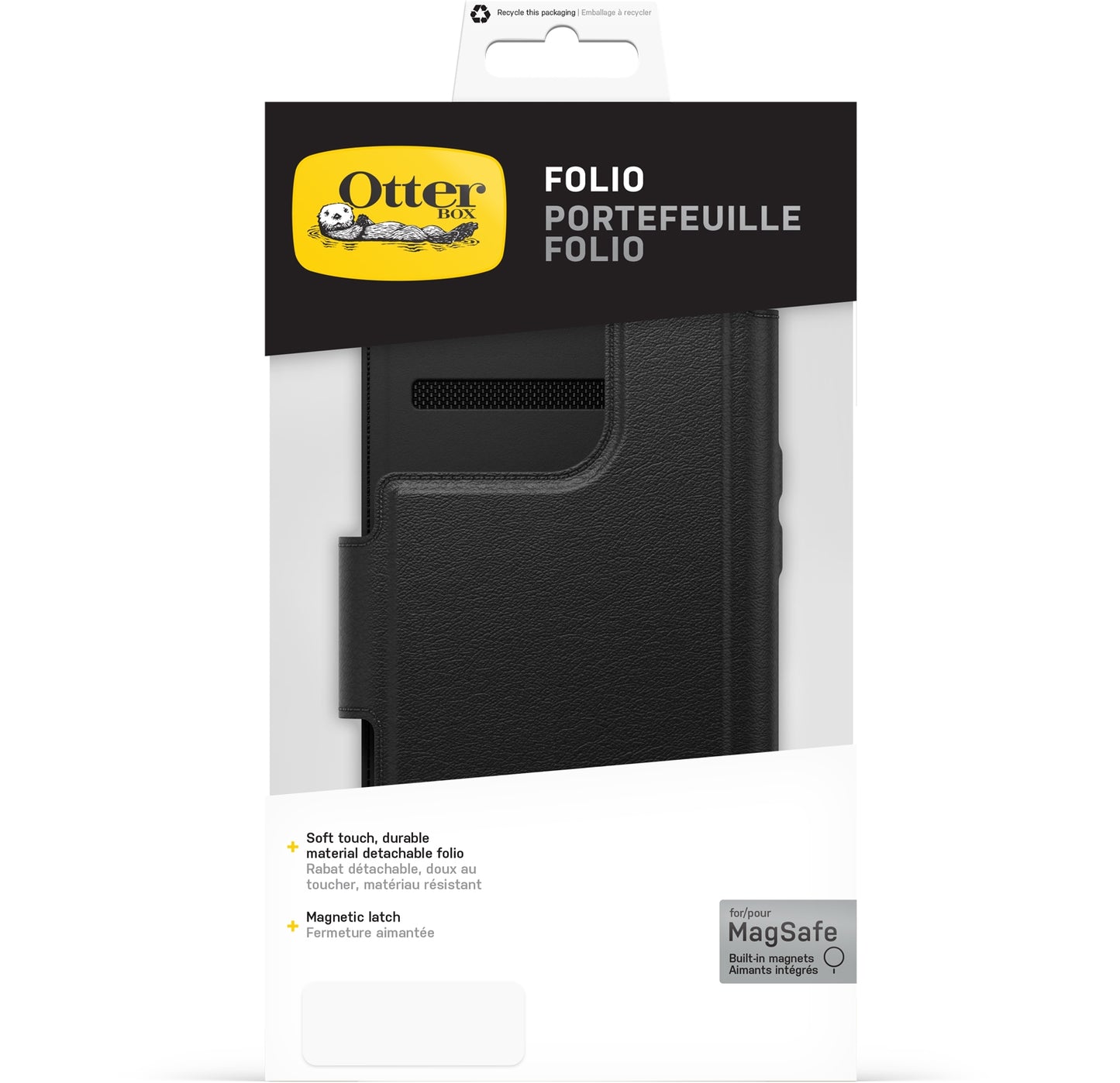 Otterbox Folio For Magsafe Apple Iphone 14 Pro Black