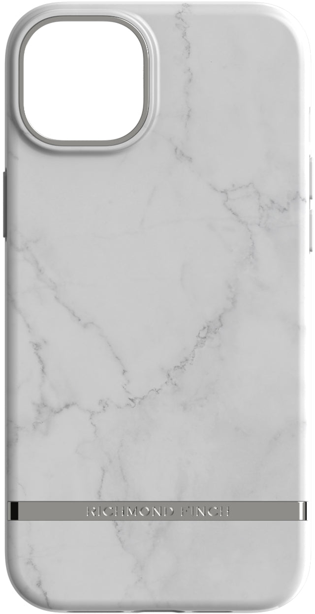 Richmond & Finch Freedom Series One-Piece Apple Iphone 14 Plus White Marble