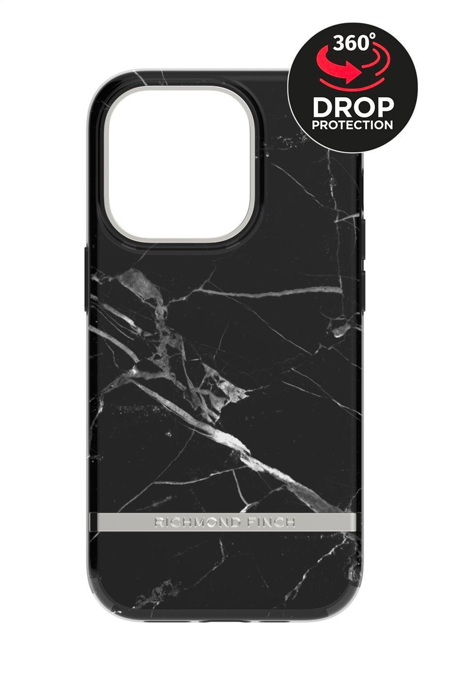 Richmond & Finch Freedom Series One-Piece Apple Iphone 14 Pro Black Marble