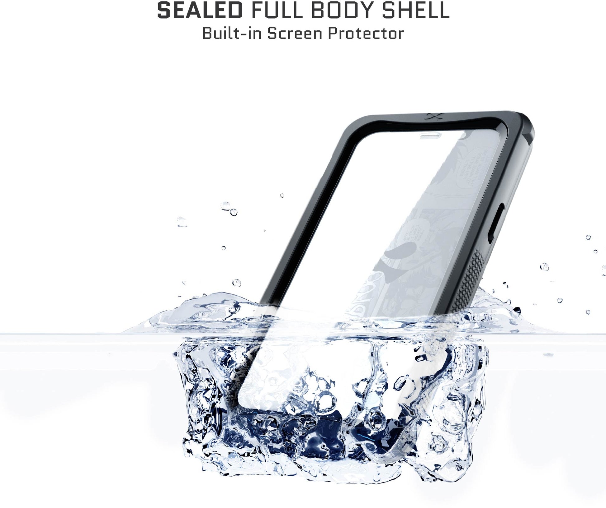 Ghostek Nautical Waterproof Magsafe Case + Belt Swivel Holster Apple Iphone 14 Plus Clear