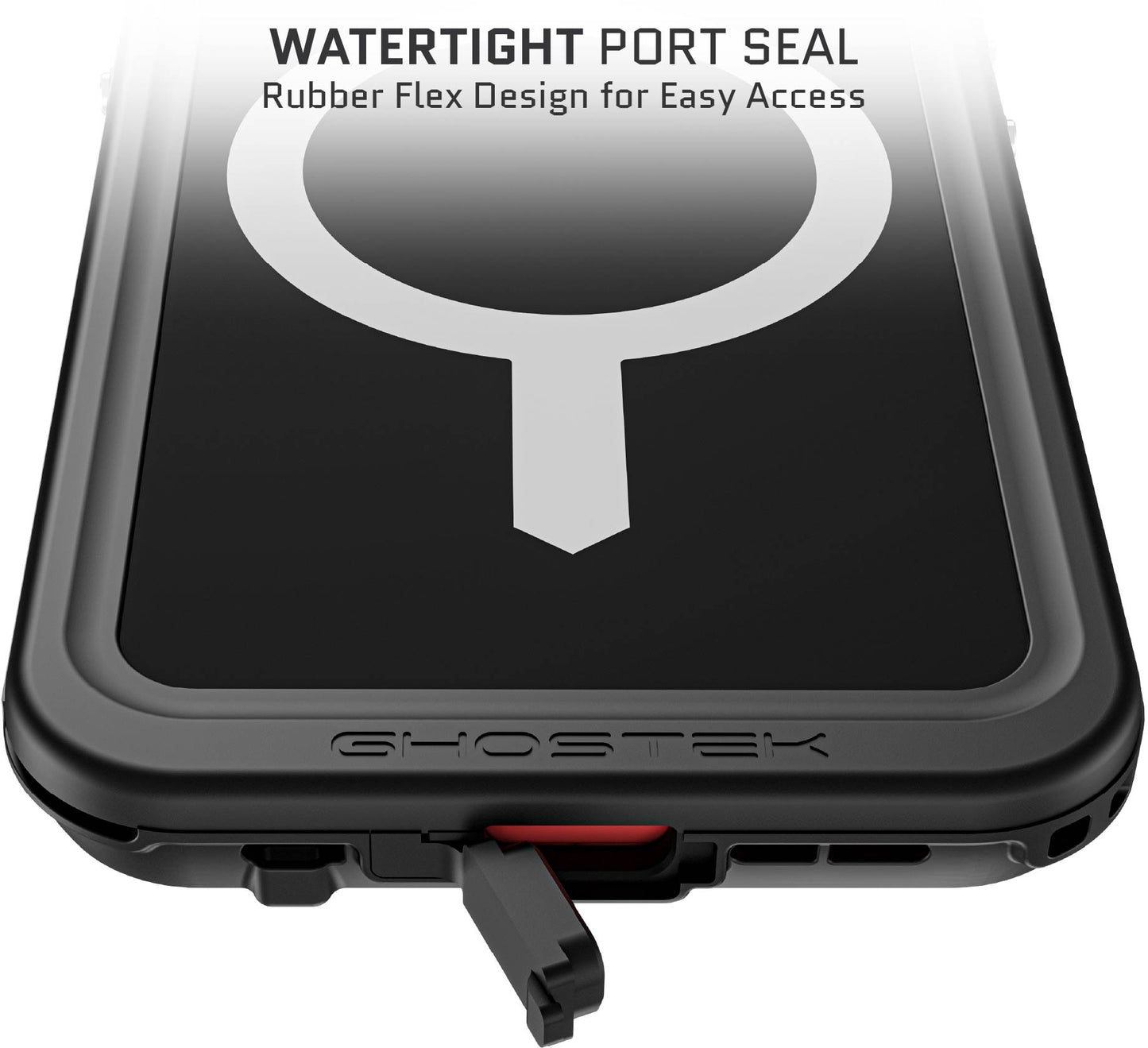 Ghostek Nautical Slim Waterproof Magsafe Case Apple Iphone 14 Plus Black