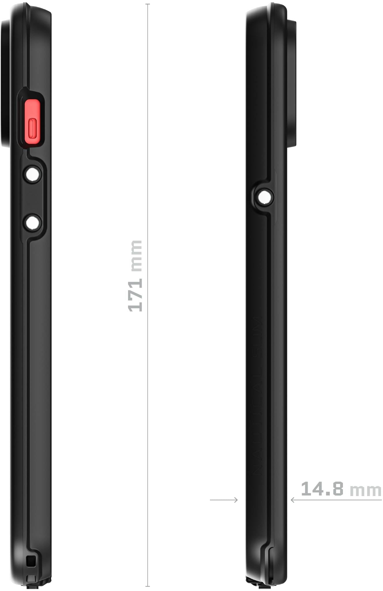 Ghostek Nautical Slim Waterproof Magsafe Case Apple Iphone 14 Plus Black