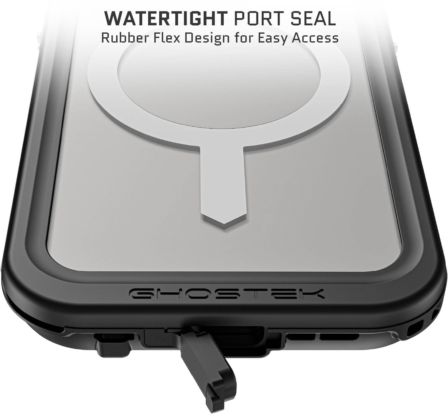 Ghostek Nautical Slim Waterproof Magsafe Case Apple Iphone 14 Pro Clear