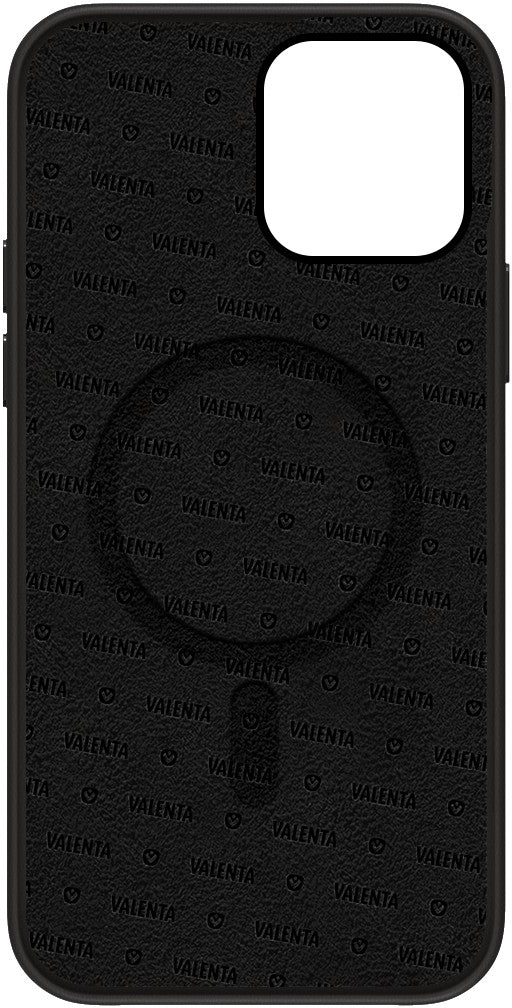 Valenta Leather Back Cover Magsafe Apple Iphone 14 Pro Max Black