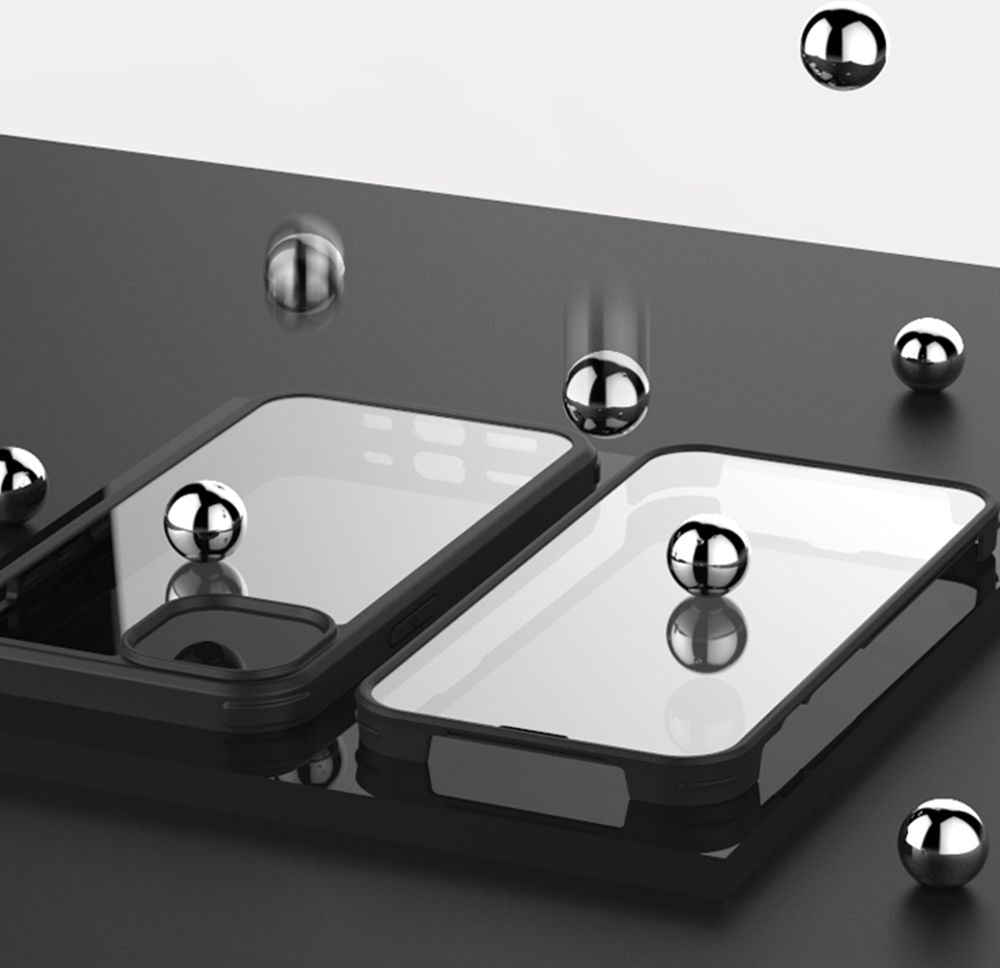 Valenta Tempered Glass Full Cover Bumper Case Apple Iphone 14 Plus Black