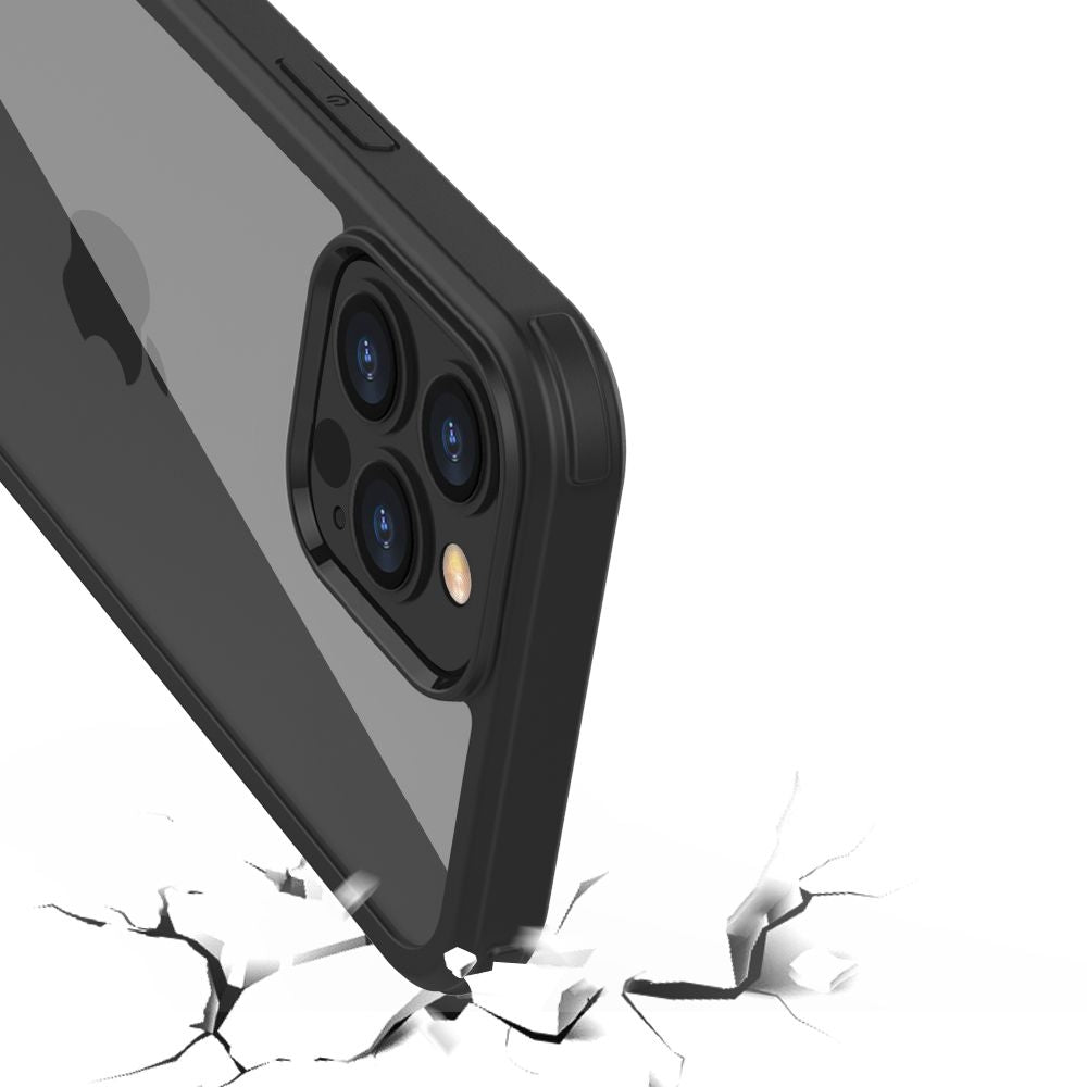 Valenta Tempered Glass Full Cover Bumper Case Apple Iphone 14 Pro Max Black