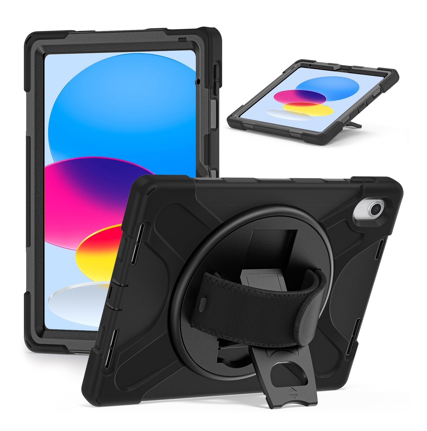 Xccess Survivor All-Round Case Apple Ipad 10.9 (2022) Black (Screenless)
