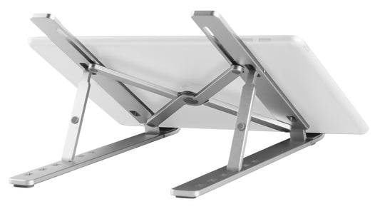 Mobilize Aluminium Laptop Stand Up To 15.6 Inch Silver