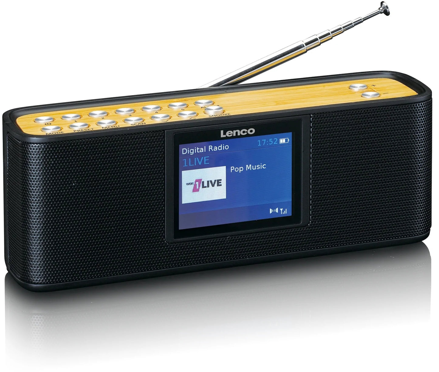Lenco Pdr-045Bk Lenco Portable Internet Dab+ Bluetooth Radio Black