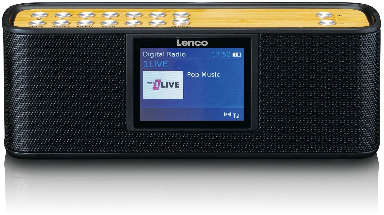 Lenco Pdr-045Bk Lenco Portable Internet Dab+ Bluetooth Radio Black