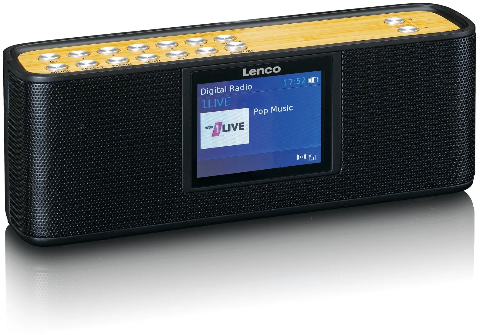 Lenco Pdr-045Bk Lenco Portable Internet Dab+ Bluetooth Radio Black