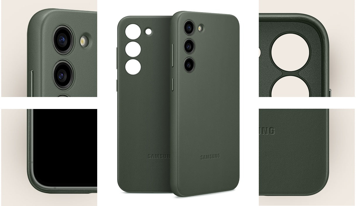 Samsung Ef-Vs916Laegww Samsung Leather Cover Galaxy S23+ 5G Camel