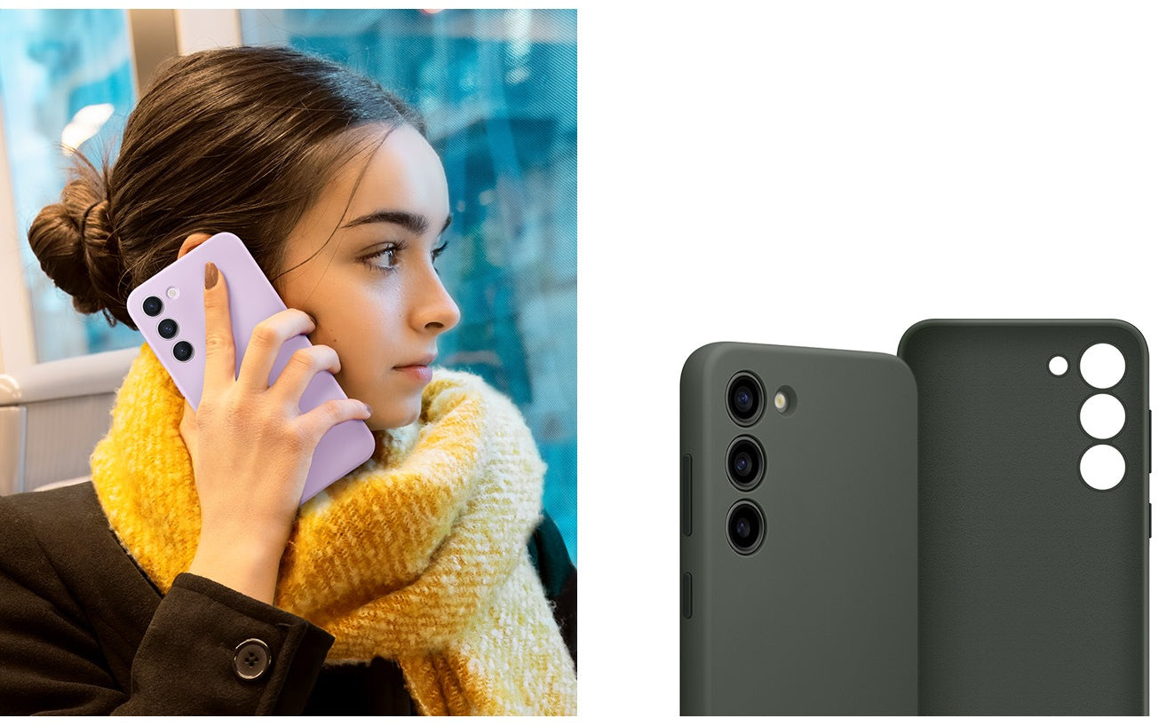 Samsung Ef-Ps916Tuegww Samsung Silicone Cover Galaxy S23+ 5G Cream