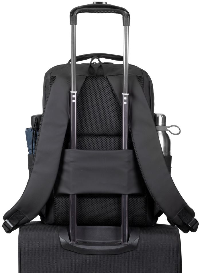 Rivacase Tegel Coated Eco Laptop Backpack 15.6Inch Black
