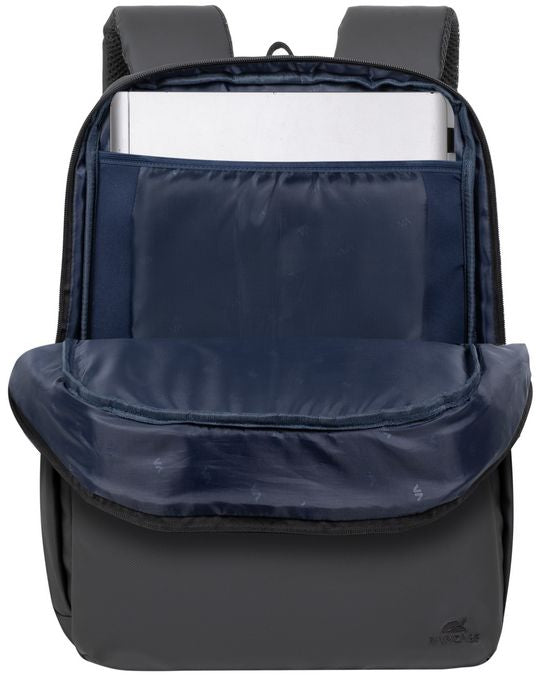 Rivacase Tegel Coated Eco Laptop Backpack 15.6Inch Black