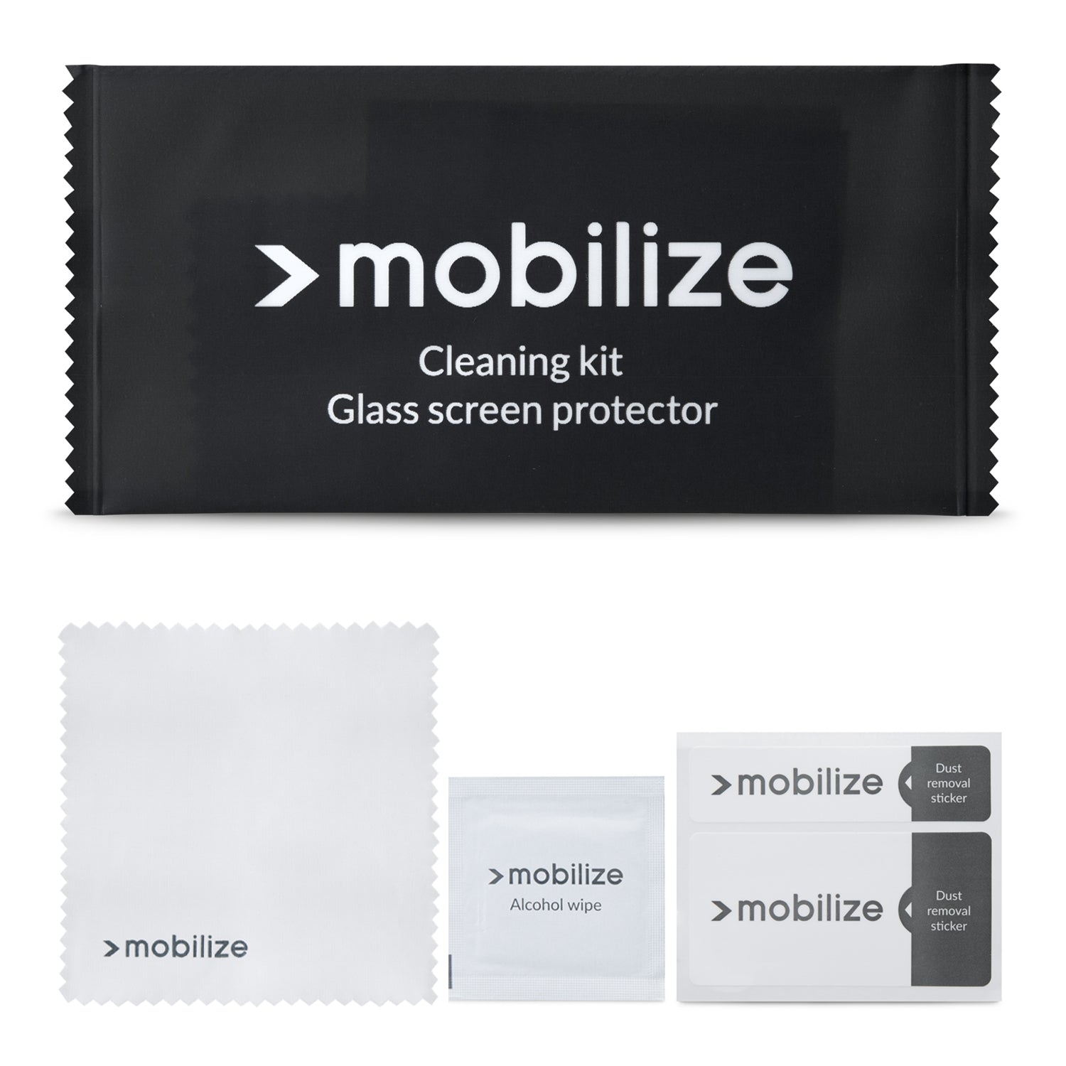 Mobilize Glass Screen Protector - Black Frame - Apple Iphone 15 Pro Max