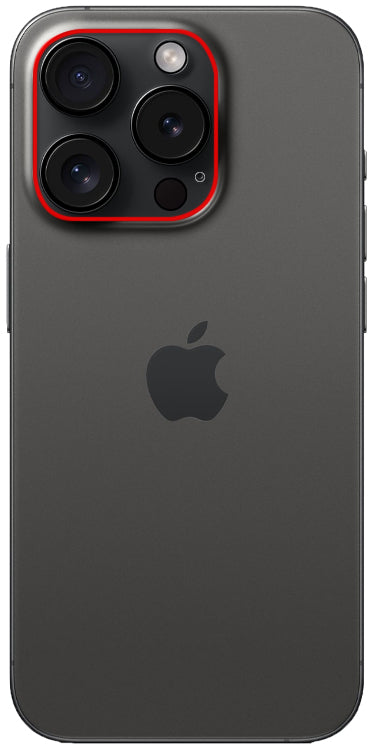 Mobilize Glass Screen Protector For Camera Apple Iphone 15 Pro/Pro Max