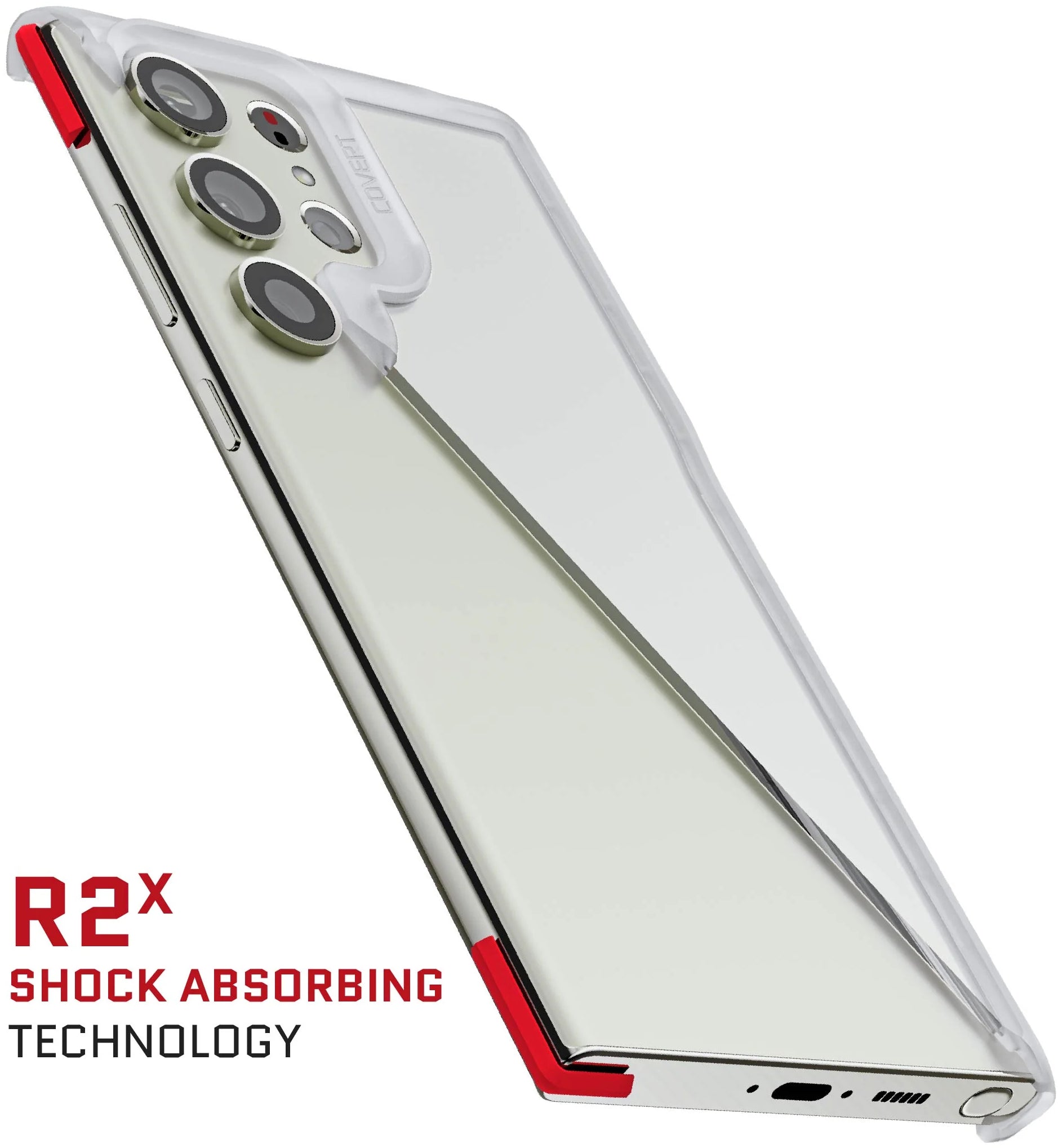 Ghostek Covert 6 Protective Case Samsung Galaxy S23 Ultra 5G Transparent