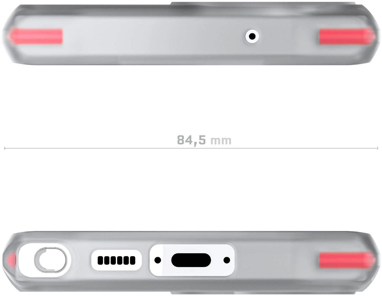 Ghostek Covert 6 Protective Case Samsung Galaxy S23 Ultra 5G Transparent