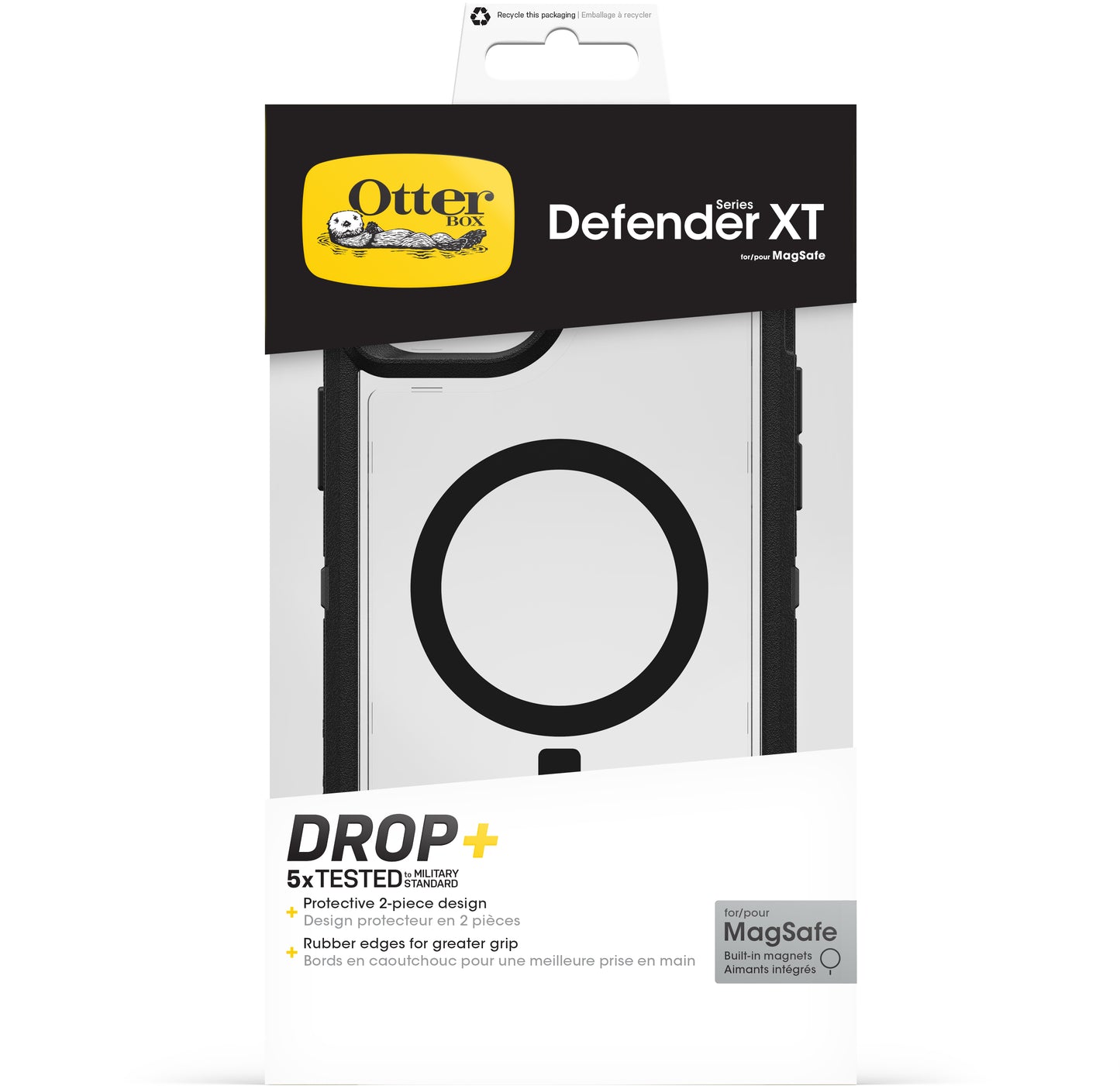 Otterbox Defender Series Xt With Magsafe Apple Iphone 14 Plus/15 Plus Clear/Black