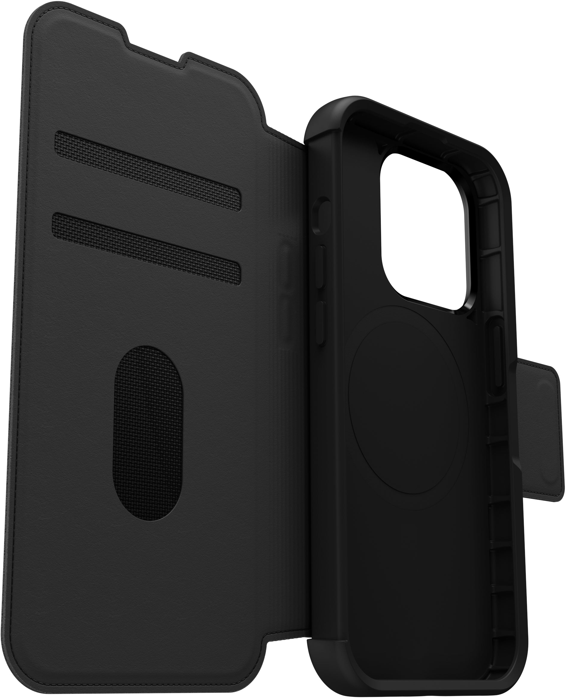Otterbox Strada Magsafe Apple Iphone 15 Pro Shadow Black