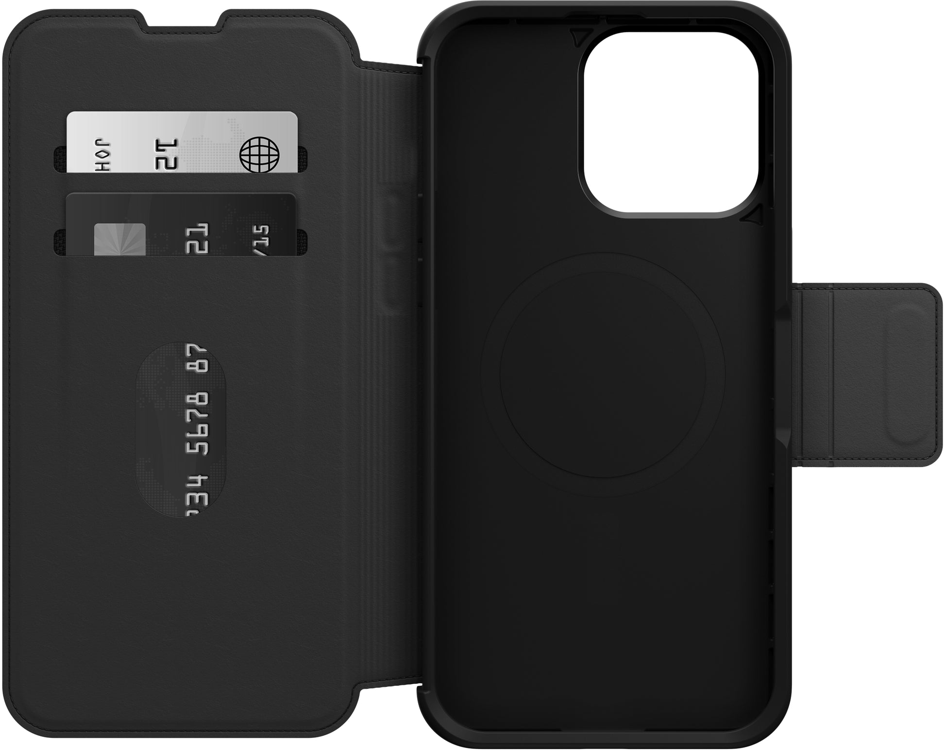 Otterbox Strada Magsafe Apple Iphone 15 Pro Max Shadow Black