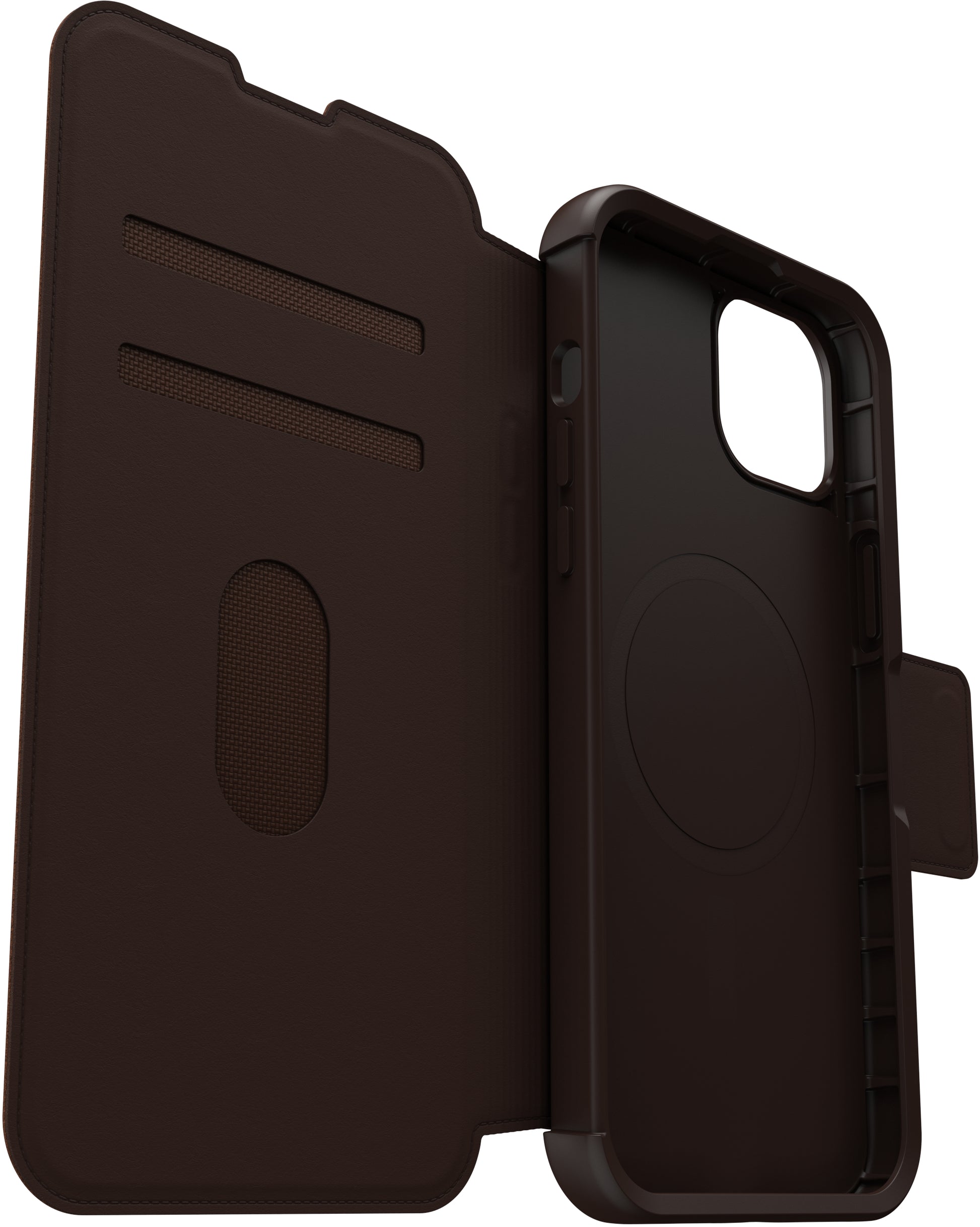 Otterbox Strada Magsafe Apple Iphone 15 Plus Espresso Brown
