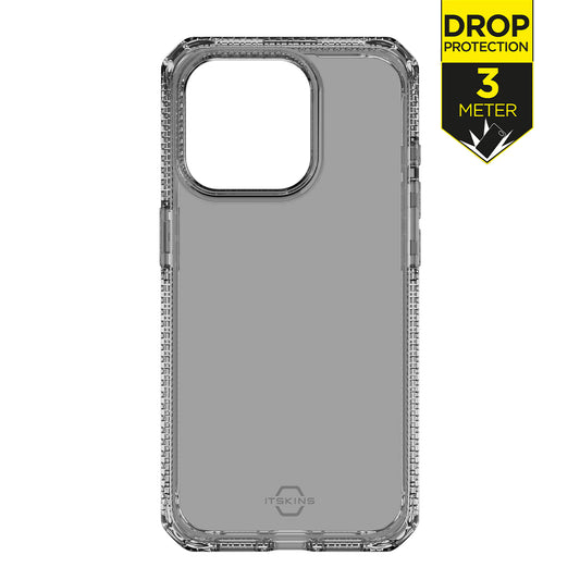 Itskins Level 2 Spectrumclear_R For Apple Iphone 15 Pro Smoke