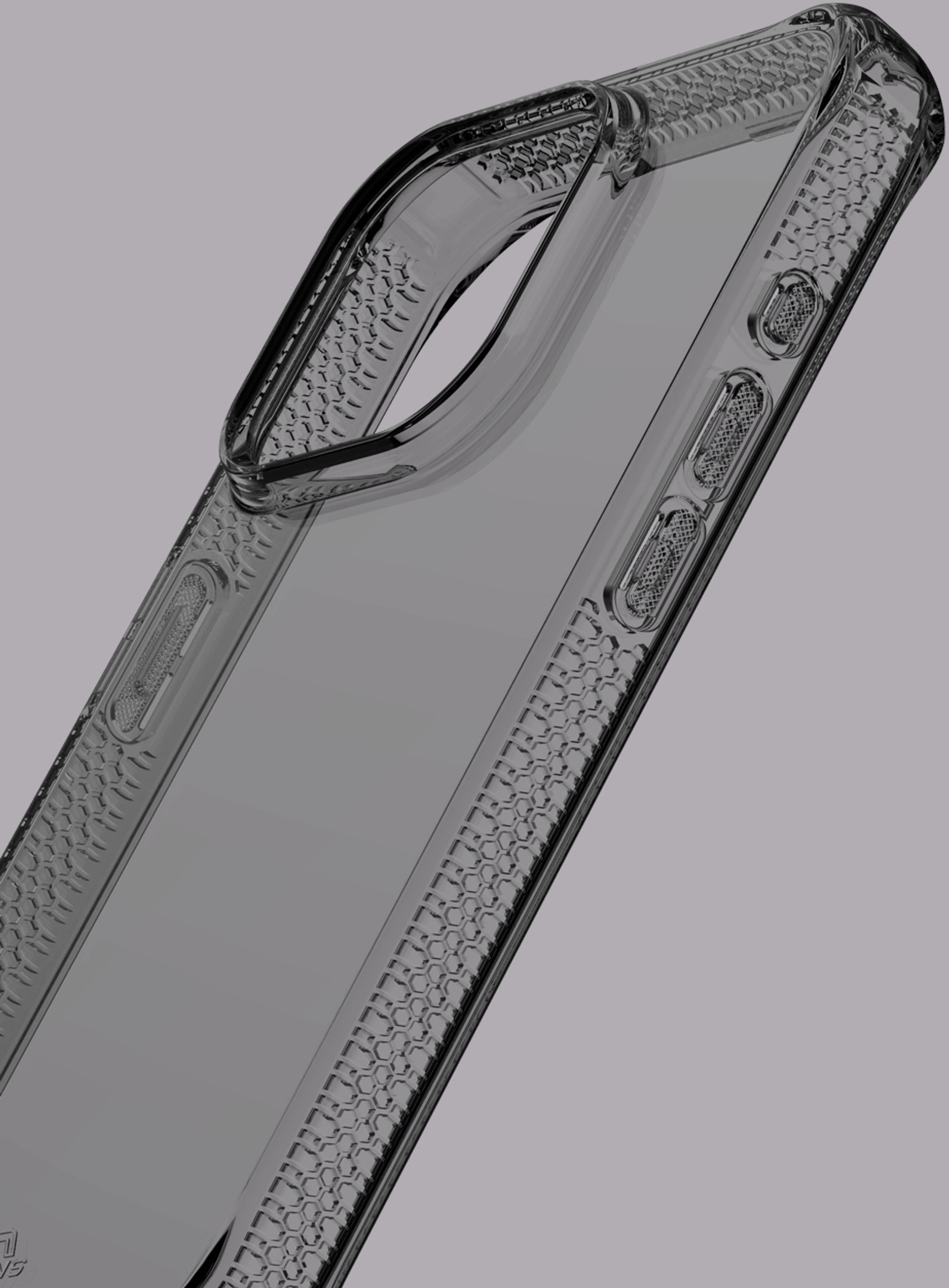 Itskins Level 2 Spectrumclear_R For Apple Iphone 15 Pro Smoke