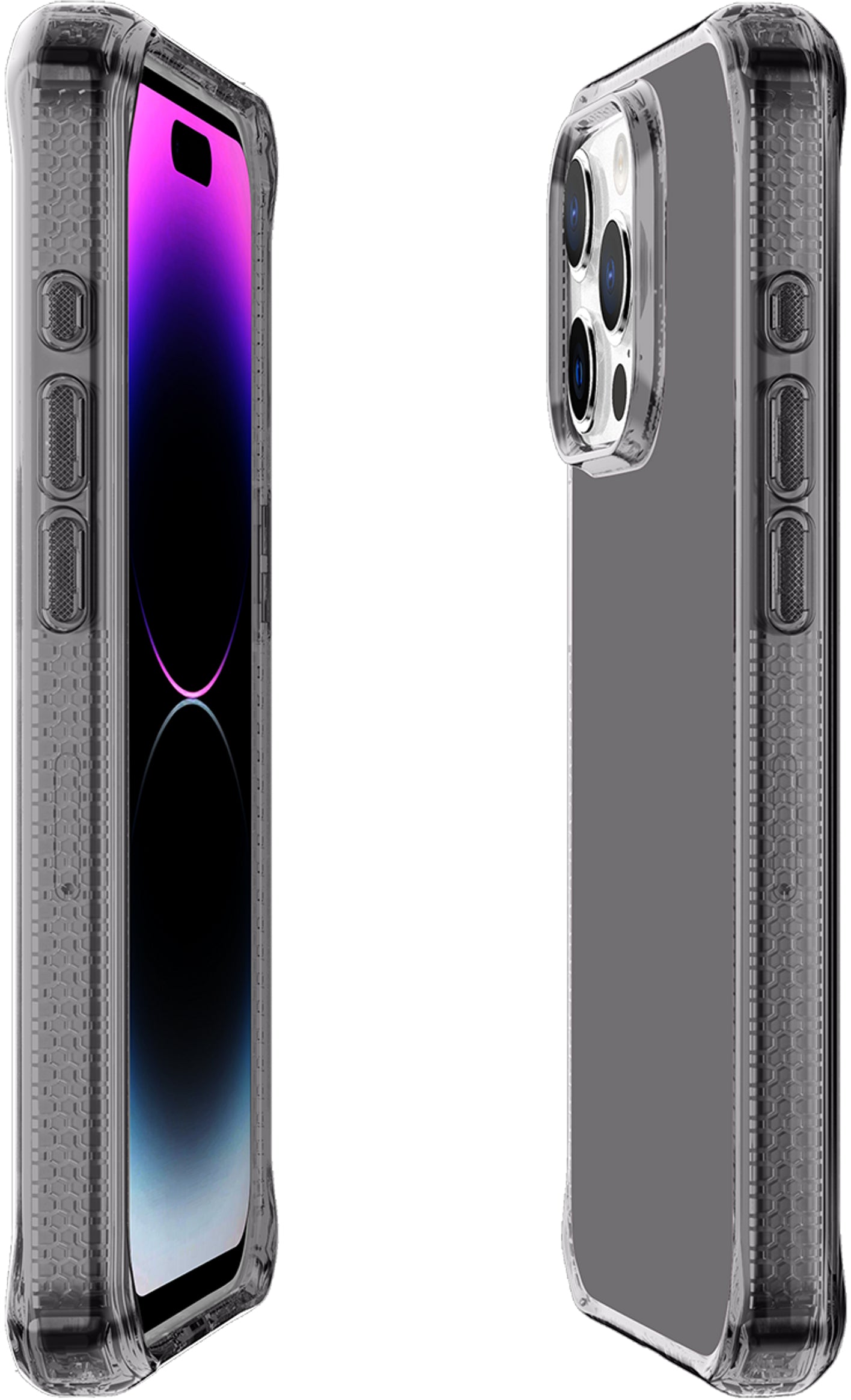 Itskins Level 2 Spectrumclear_R For Apple Iphone 15 Pro Smoke