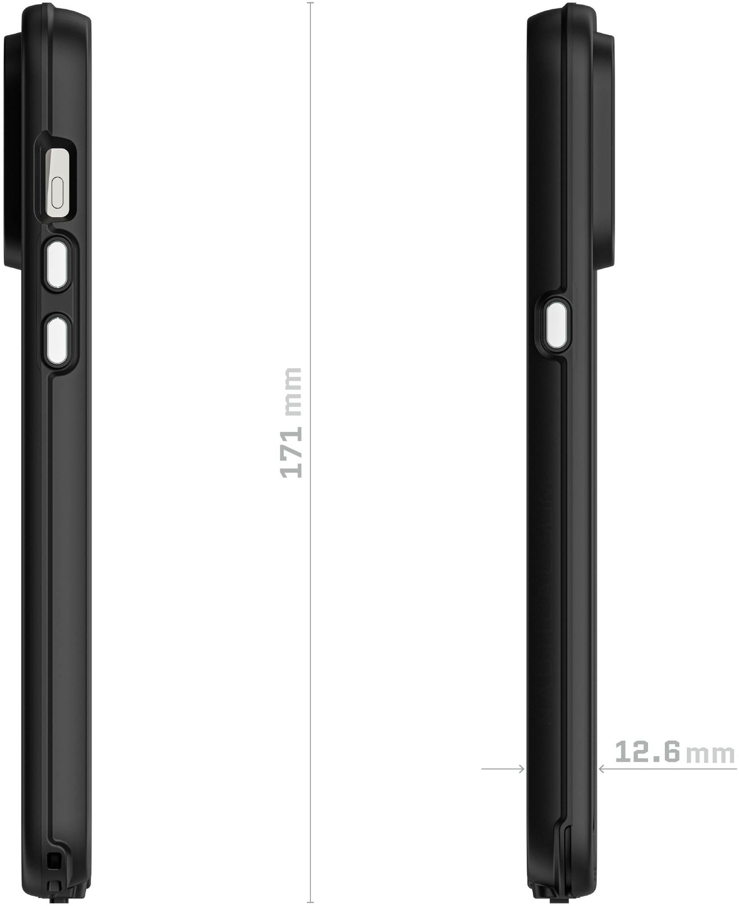 Ghostek Nautical Slim Waterproof Magsafe Case Apple Iphone 15 Pro Max Black