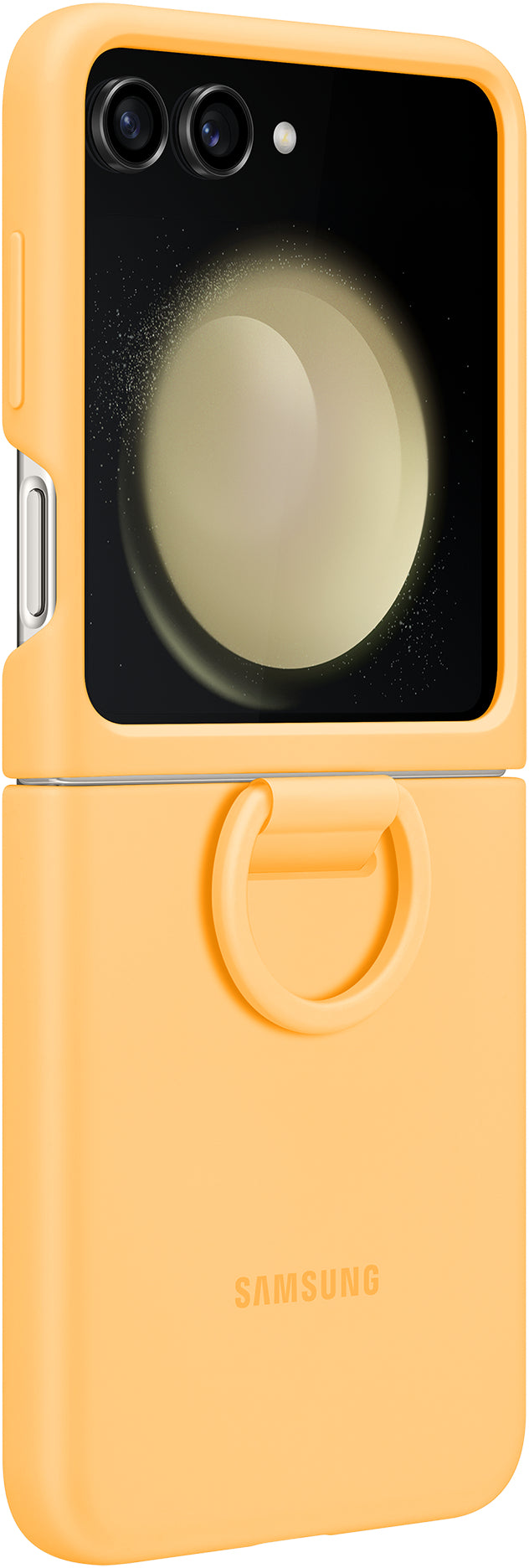 Samsung Ef-Pf731Toegww Samsung Silicone Cover With Ring Galaxy Z Flip5 Apricot