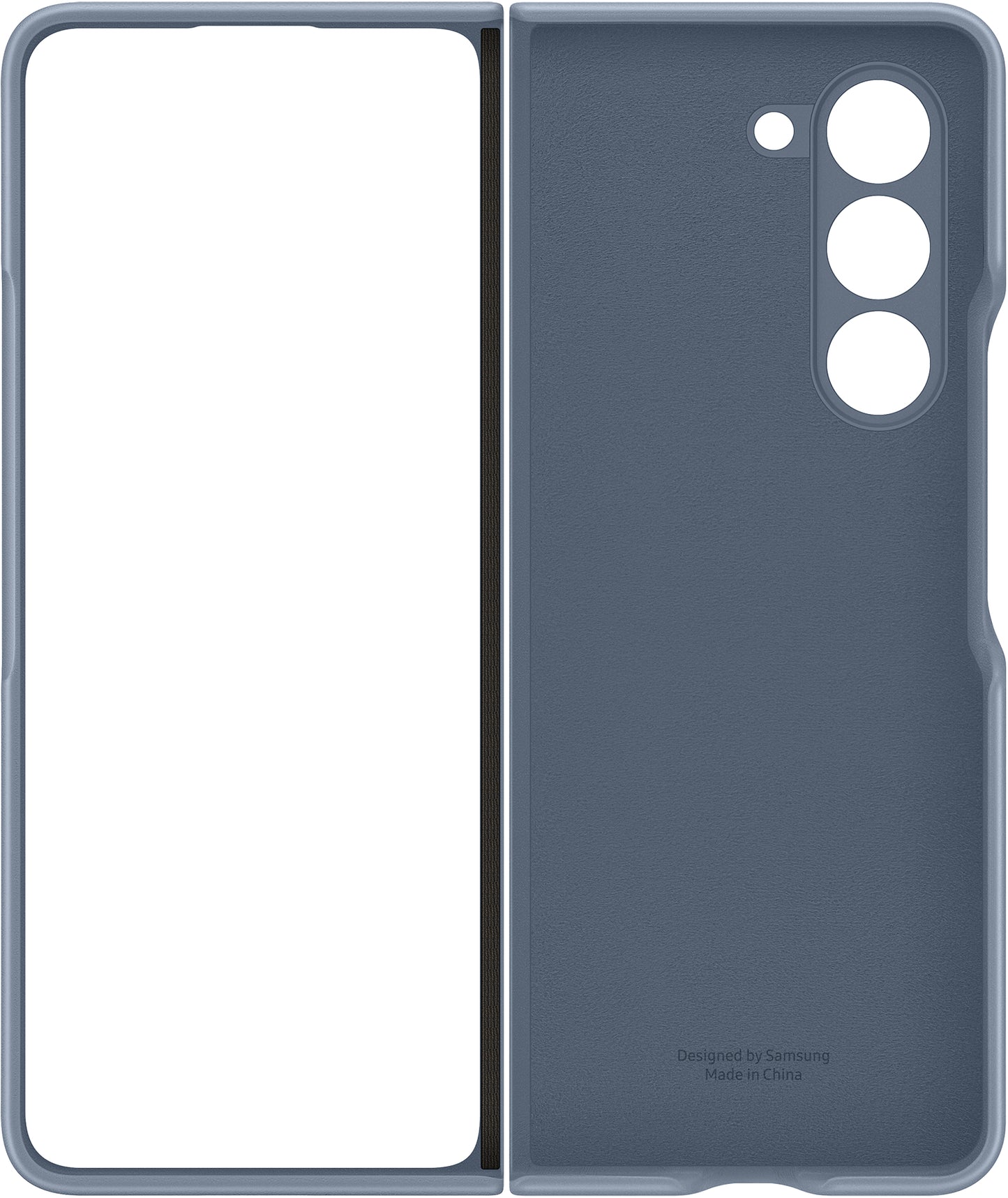 Samsung Ef-Vf946Plegww Samsung Vegan Leather Case Galaxy Z Fold5 Icy Blue