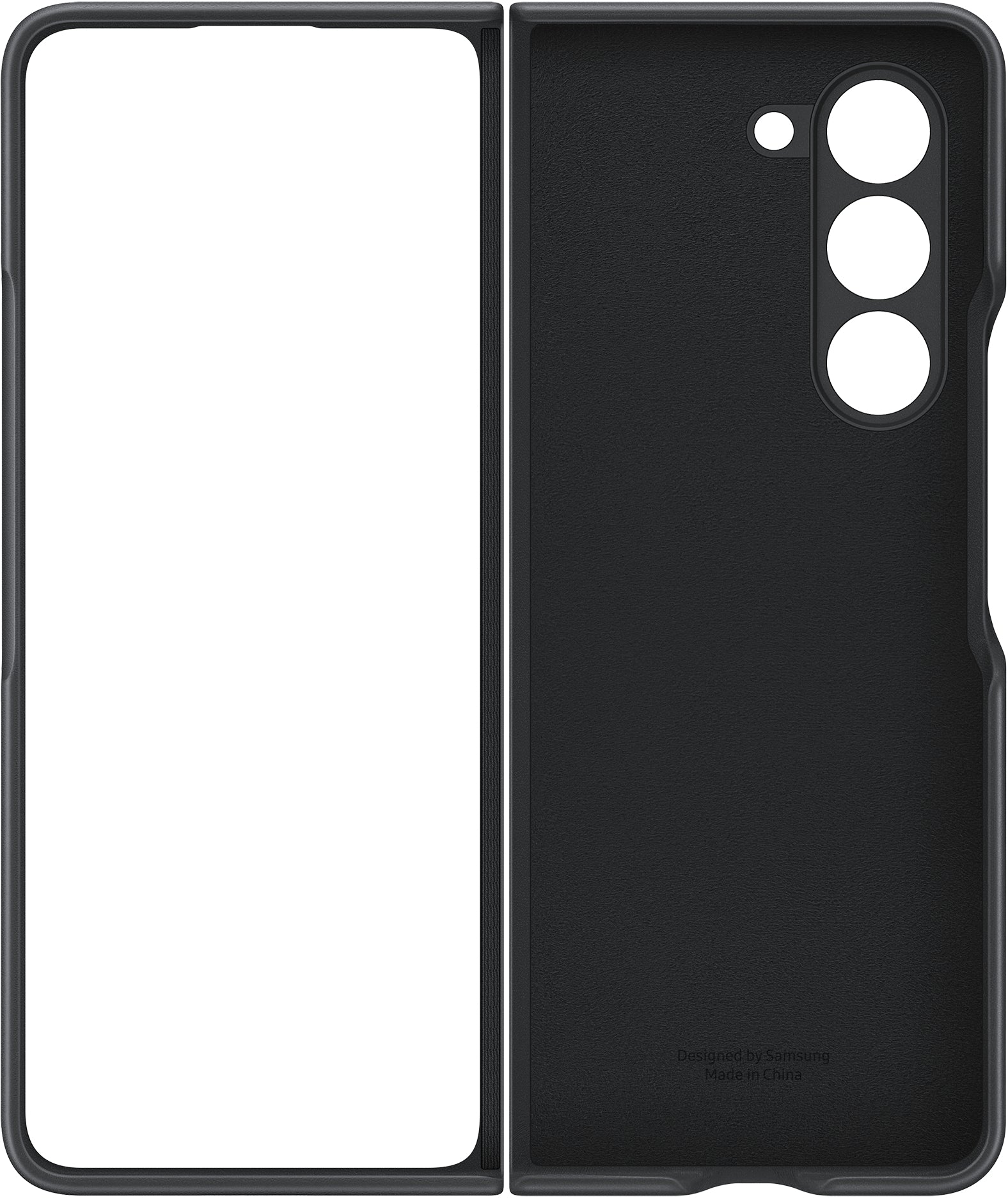 Samsung Ef-Vf946Pbegww Samsung Vegan Leather Case Galaxy Z Fold5 Graphite