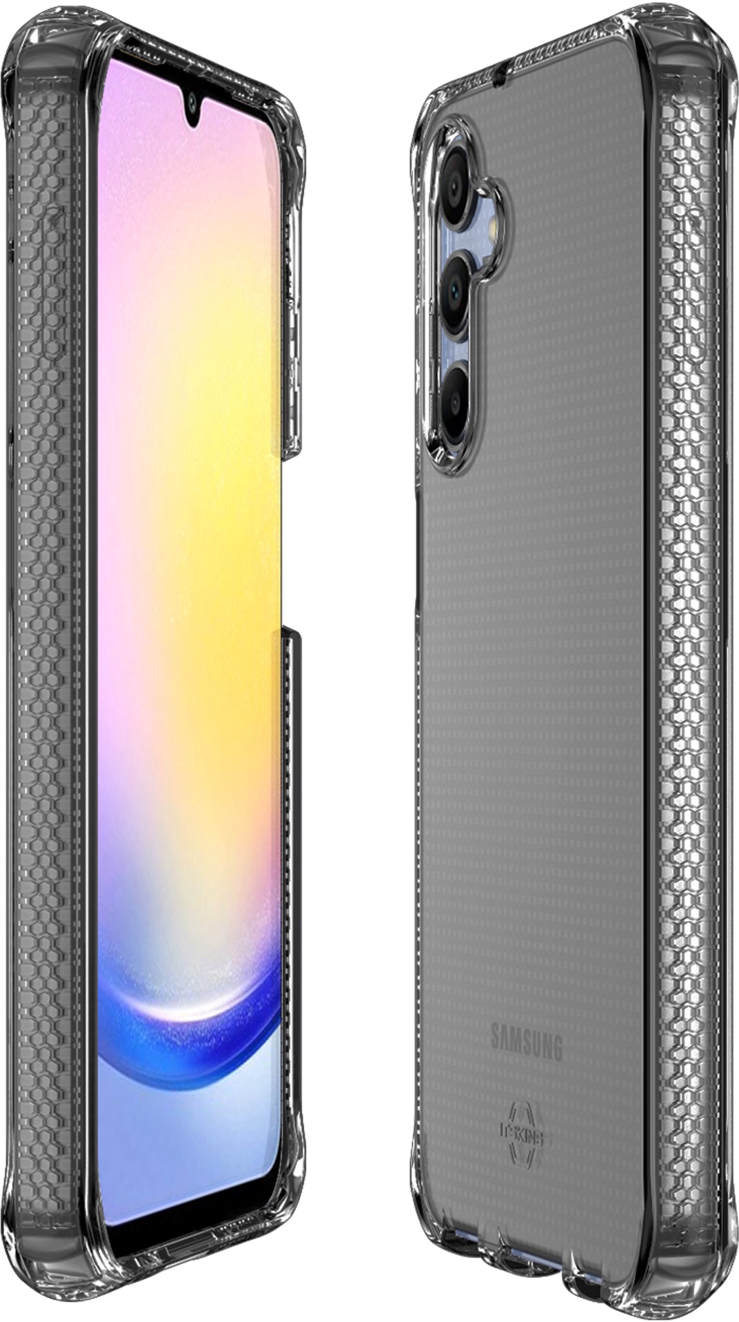 Itskins Level 2 Spectrumclear_R For Samsung Galaxy A25 5G Smoke