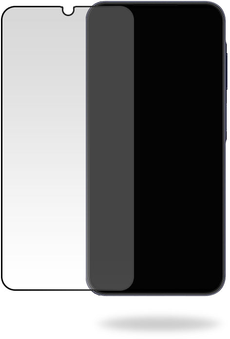 Mobilize Glass Screen Protector - Black Frame - Samsung Galaxy A25 5G