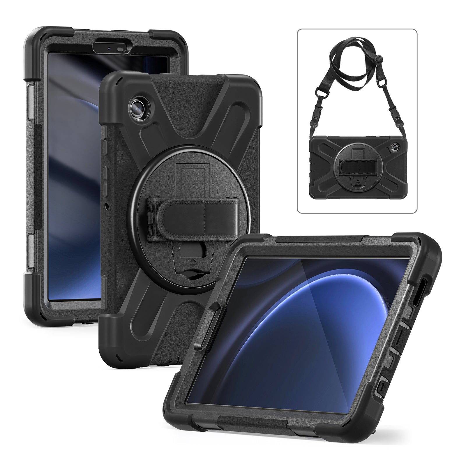 Xccess Survivor All-Round Case Samsung Galaxy Tab A9 8.7 Black (Screenless)