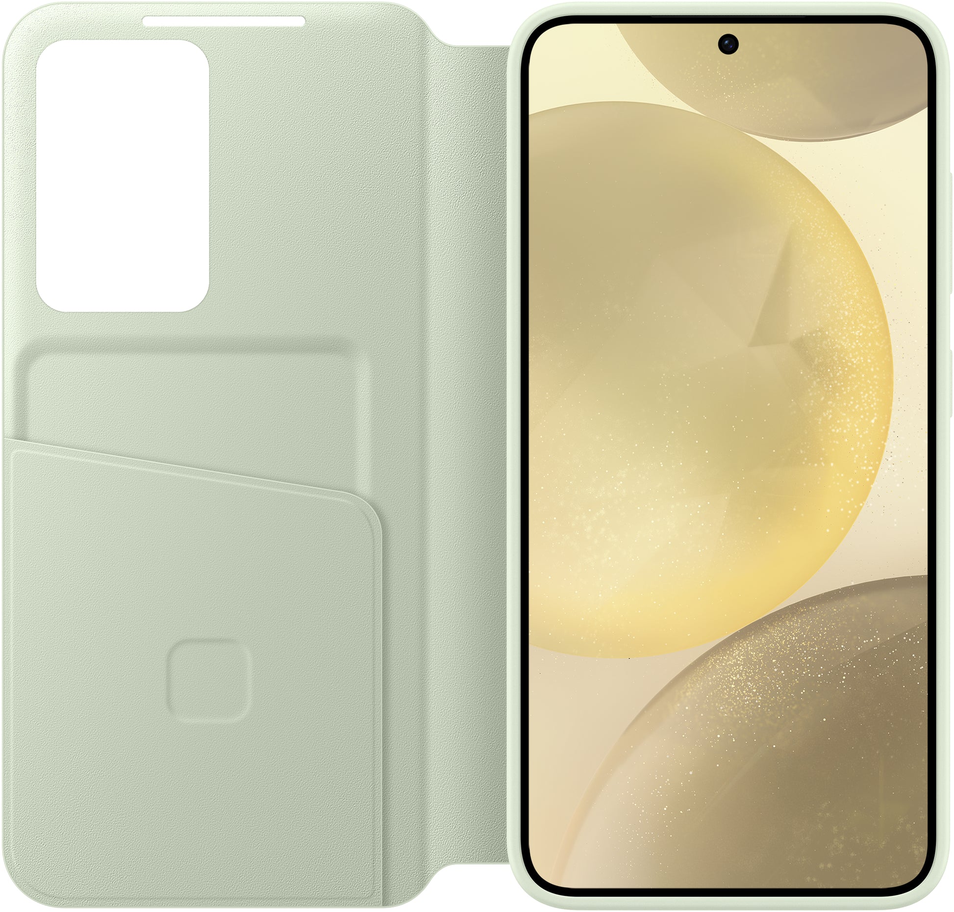 Samsung Ef-Zs921Cgegww Samsung Smart View Wallet Case Galaxy S24 5G Light Green