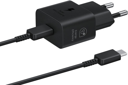 Samsung Ep-T2510Xbegeu Samsung Usb-C Pd Wall Charger 25W + Usb-C Cable Black
