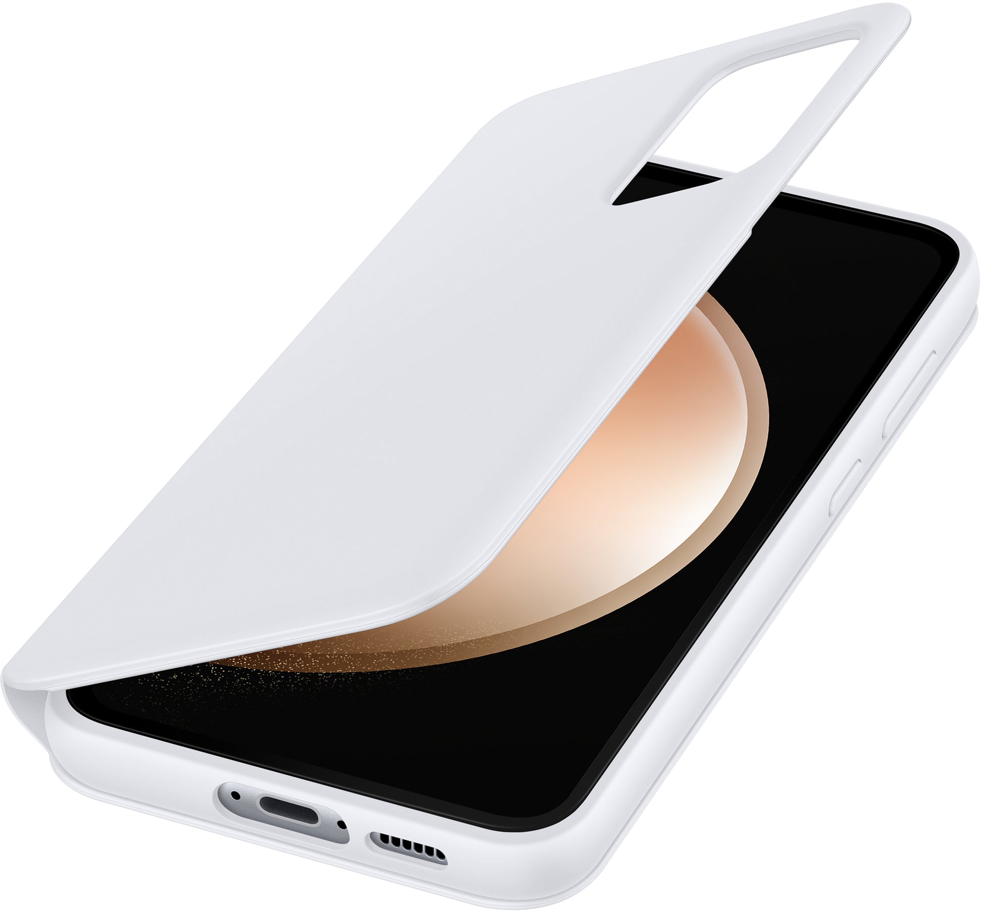 Samsung Ef-Zs711Cwegww Samsung Smart View Wallet Case Galaxy S23 Fe 5G White
