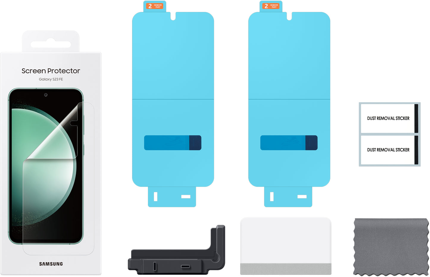 Samsung Ef-Us711Ctegww Samsung Screen Protector Folie (2 Stuks) Galaxy S23 Fe 5G