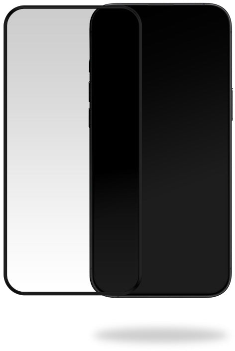 Mobilize Glass Screen Protector - Black Frame - Apple Iphone 15/16