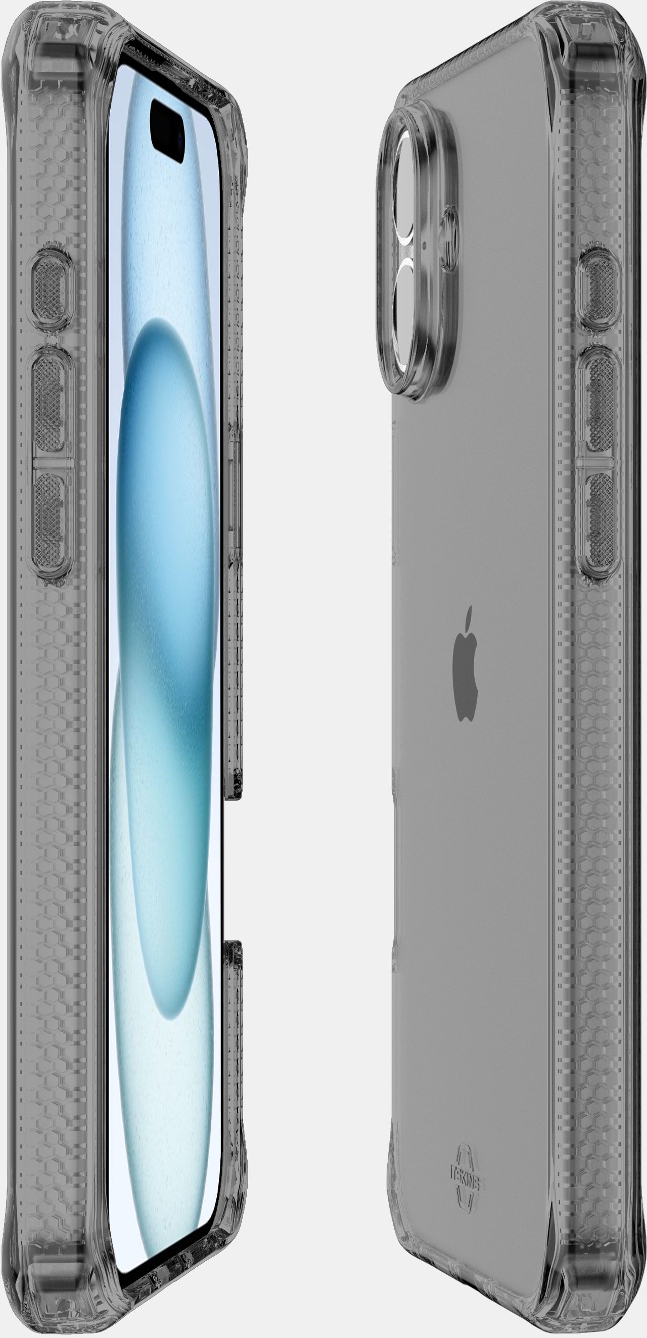Itskins Level 2 Spectrumclear_R For Apple Iphone 16 Smoke