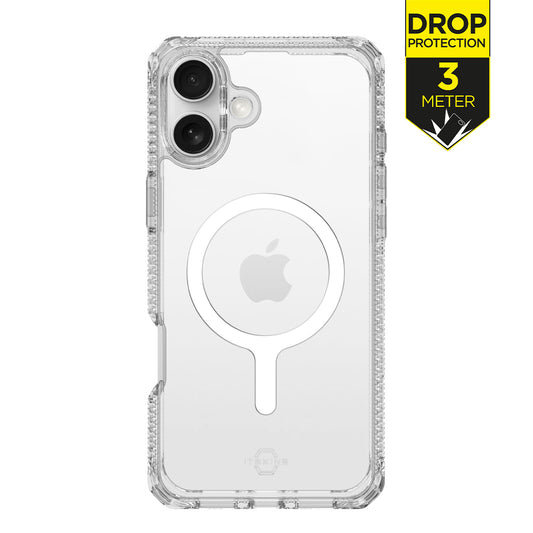 Itskins Level 2 Hybridmagclear_R For Apple Iphone 16 Plus Transparent