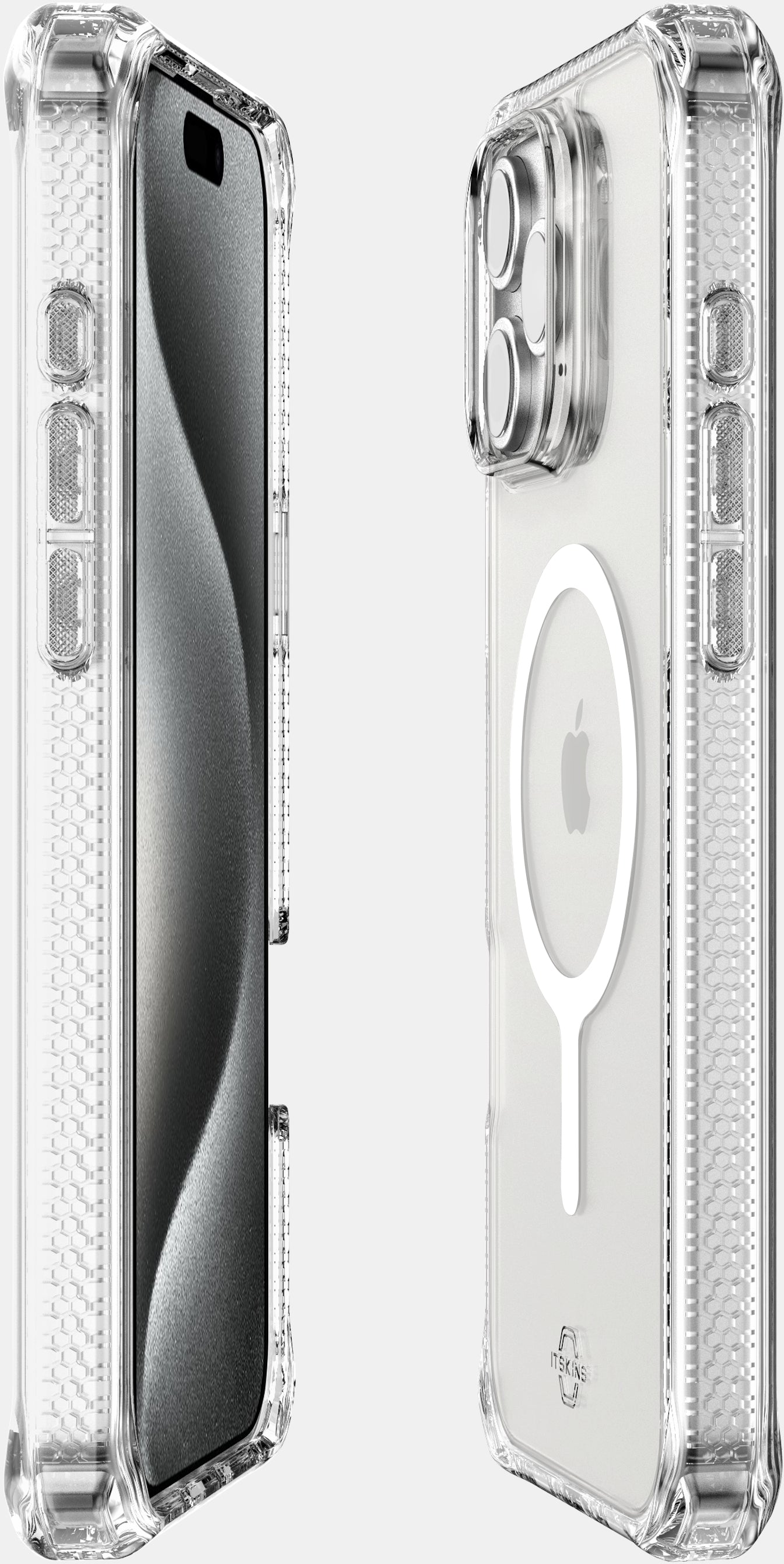 Itskins Level 2 Hybridmagclear_R For Apple Iphone 16 Pro Transparent