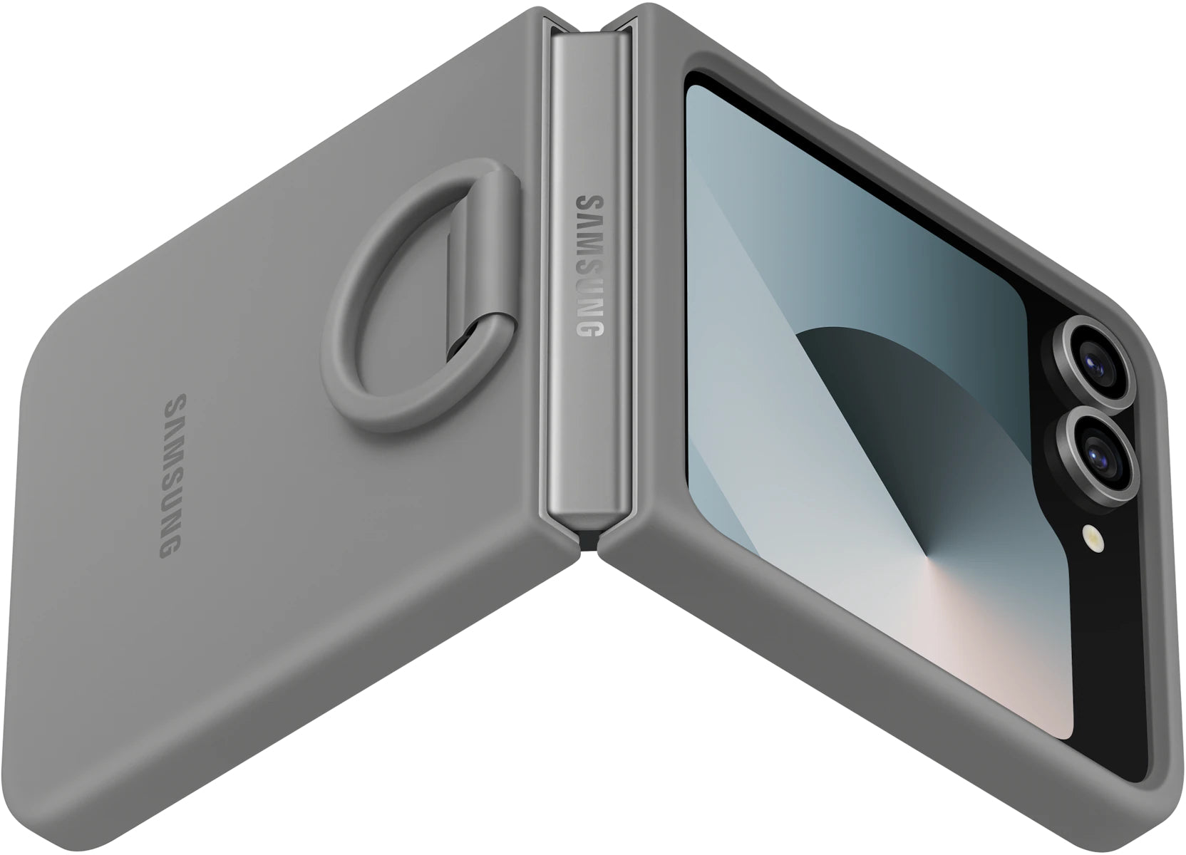 Samsung Ef-Pf741Tjegww Samsung Silicone Cover With Ring Galaxy Z Flip6 Grey